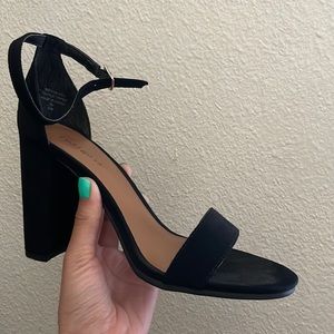 Strappy Black Heels size 7